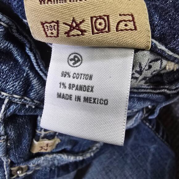 Big Star Sweet Womens 23 Blue Bootcut Ultra Low Rise Stretch Jeans - Picture 8 of 8